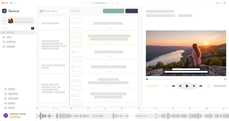 Fluen Studio — Video Subtitle Creator